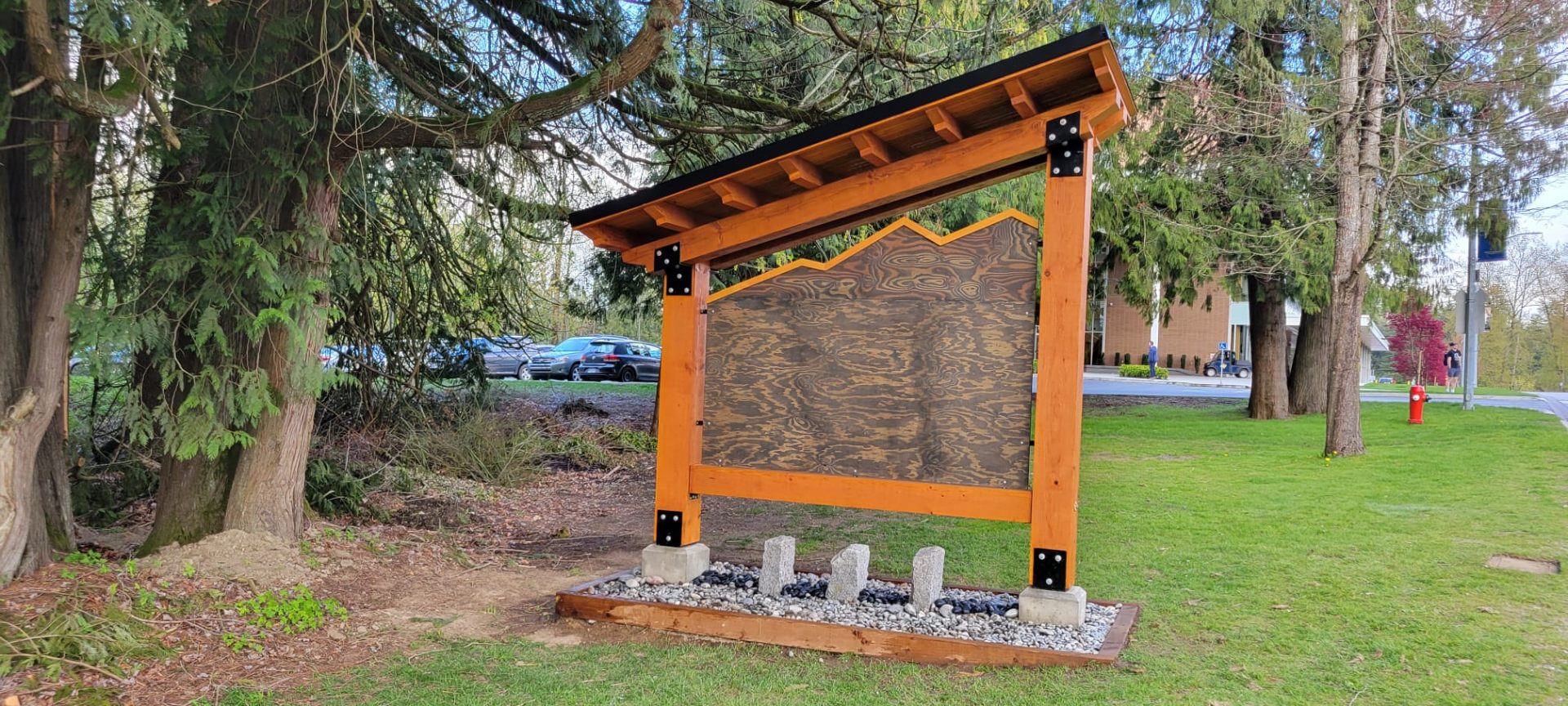 Trail Sign / Billboard, TWU Langley