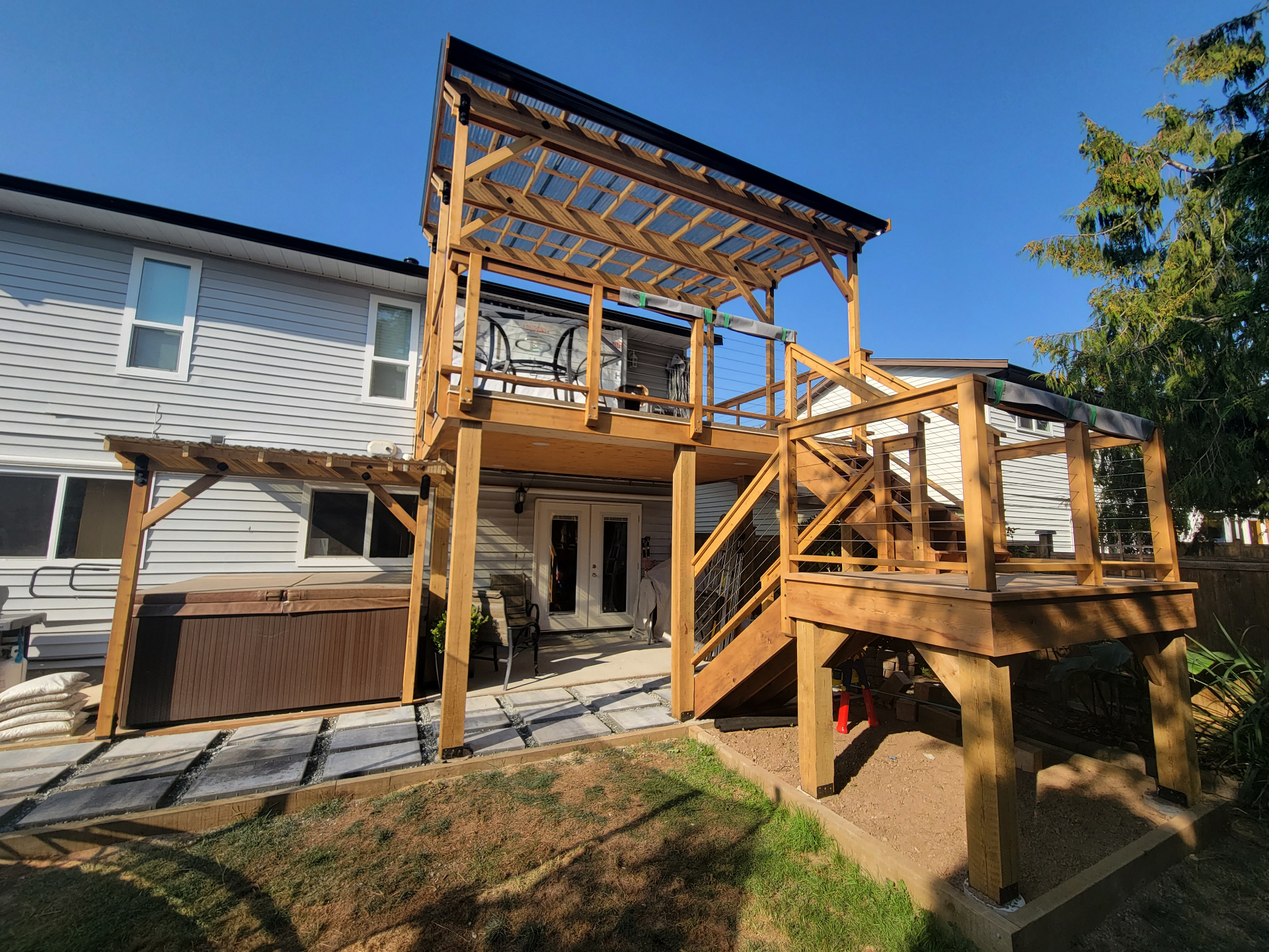 Aldergrove Cedar Deck